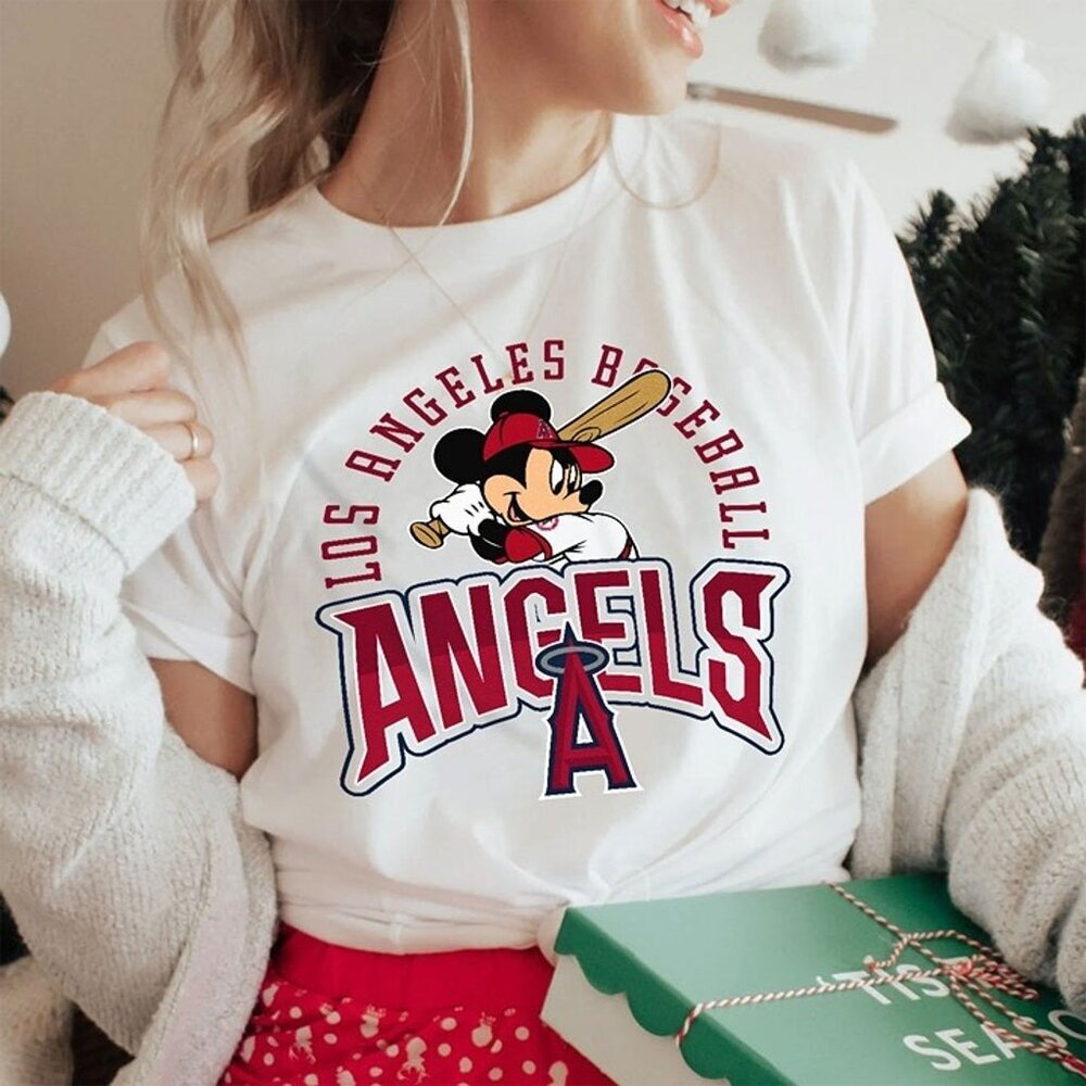 Los Angeles Angels Disney Mickey Mouse MLB Baseball Retro Sports Fan Collector05
